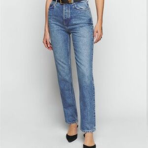 Reformation Cynthia High Rise Straight Jean